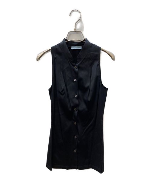 PRADA（プラダ）PRADA (プラダ) ベスト ブラック サイズ:40の古着・服飾アイテム
