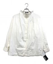 ISSEY MIYAKE  PERMANENTE (イッセイミヤケ ペルマネンテ) デザインシャツ ホワイト サイズ:M