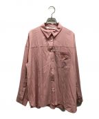 RAY BEAMSレイ ビームス）の古着「オープンスリーブシャツ」｜ピンク