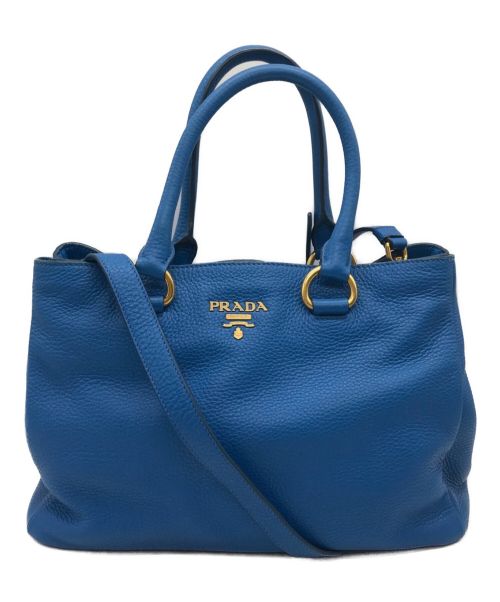 PRADA（プラダ）PRADA (プラダ) バッグ ブルーの古着・服飾アイテム