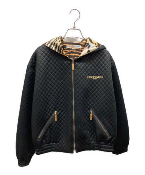 LEONARD（レオナール）LEONARD (レオナール) フーデッドジャケット ブラック サイズ:Fの古着・服飾アイテム