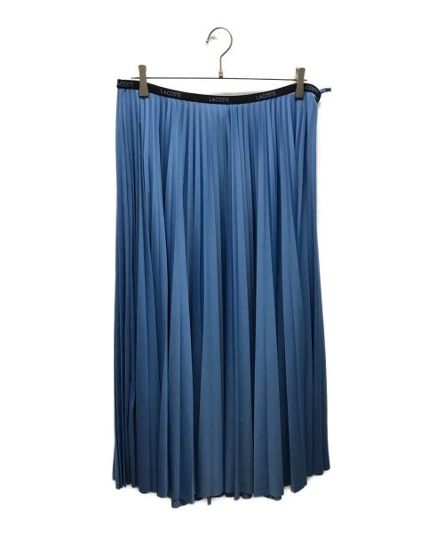 LACOSTE（ラコステ）LACOSTE (ラコステ) ミドルカットプリーツスカート ブルー サイズ:Lの古着・服飾アイテム