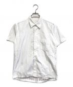 COMME des GARCONS SHIRTコムデギャルソンシャツ）の古着「ダブルフェイス半袖シャツ」｜ホワイト