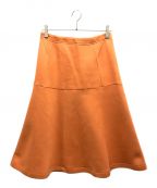 MARNIマルニ）の古着「フレアスカート」｜オレンジ