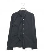 YOHJI YAMAMOTOヨウジヤマモト）の古着「変形ブザムシャツ」｜ブラック