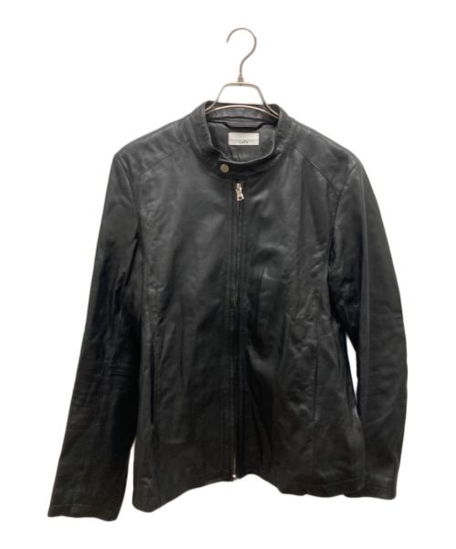 Lui's（ルイス）Lui's (ルイス) シングルラムレザージャケット ブラック サイズ:Lの古着・服飾アイテム