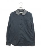 COMME des GARCONSコムデギャルソン）の古着「襟切替シャツ」｜ブラック