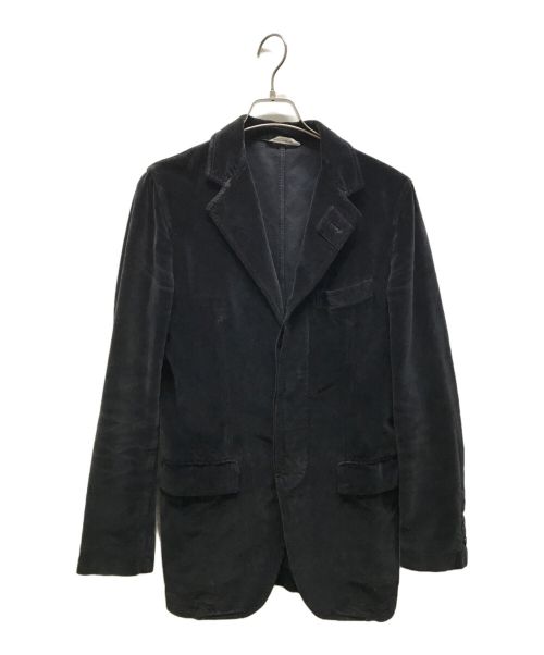DOLCE & GABBANA（ドルチェ＆ガッバーナ）DOLCE & GABBANA (ドルチェ＆ガッバーナ) ベロアジャケット ブラック サイズ:Mの古着・服飾アイテム
