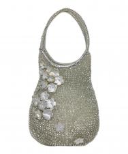 ANTEPRIMA (アンテプリマ) ラウンドドロップフラワーバッグ グレー