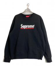 Supreme (シュプリーム) Underline Crewneck ブラック サイズ:XL