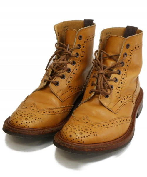 中古 古着通販 Trickers トリッカーズ カントリーブーツ ブラウン サイズ Uk7 Acorn Antique フィッティング5 M2508 ブランド 古着通販 トレファク公式 Trefac Fashion