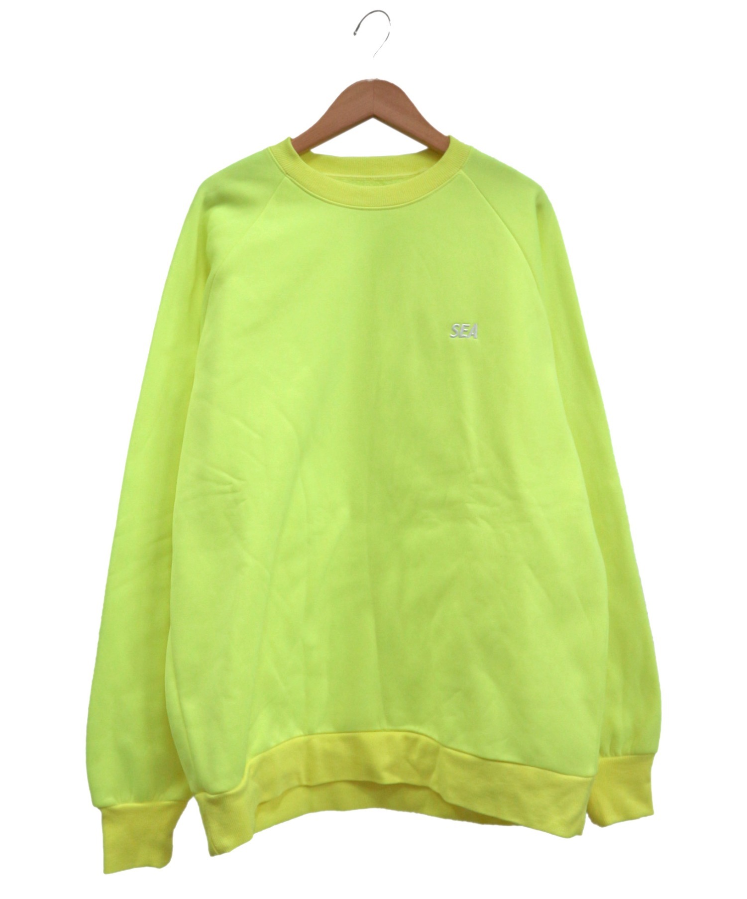 中古 古着通販 Wind And Sea ウィンダンシー クルーネックスウェット イエロー サイズ M Wds 19a Sw 01 ブランド 古着 通販 トレファク公式 Trefac Fashion