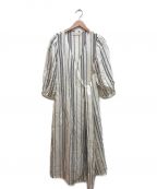 LEINWANDE（ラインヴァンド）の古着「Stripe Dress」｜グレー