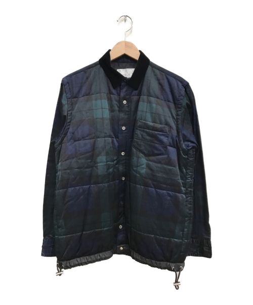 sacai（サカイ）sacai (サカイ) 20AWサテンシャツ ブラック サイズ:1の古着・服飾アイテム