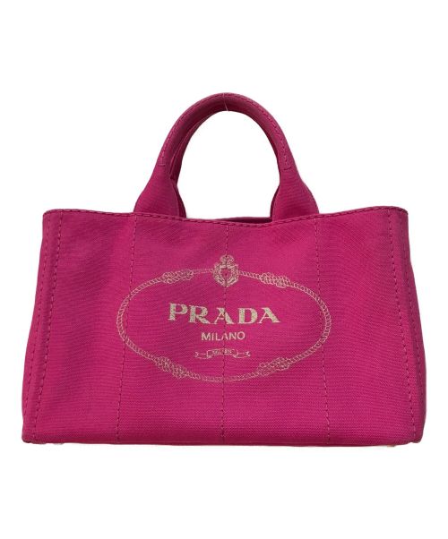 PRADA（プラダ）PRADA (プラダ) カナパ ショッキングピンクの古着・服飾アイテム
