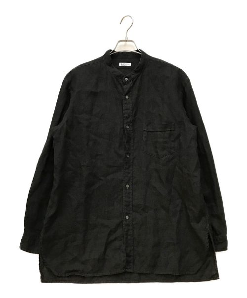 ORCIVAL（オーシバル）ORCIVAL (オーシバル/オーチバル) バンドリネンカラーシャツ ブラック サイズ:5の古着・服飾アイテム