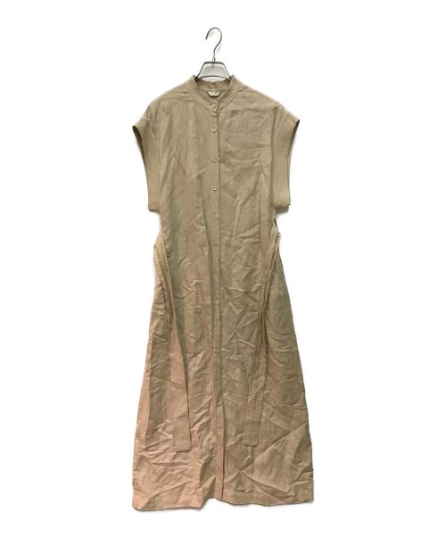 CLANE（クラネ）CLANE (クラネ) YACCO LONG SHIRT OP ベージュ サイズ:2の古着・服飾アイテム