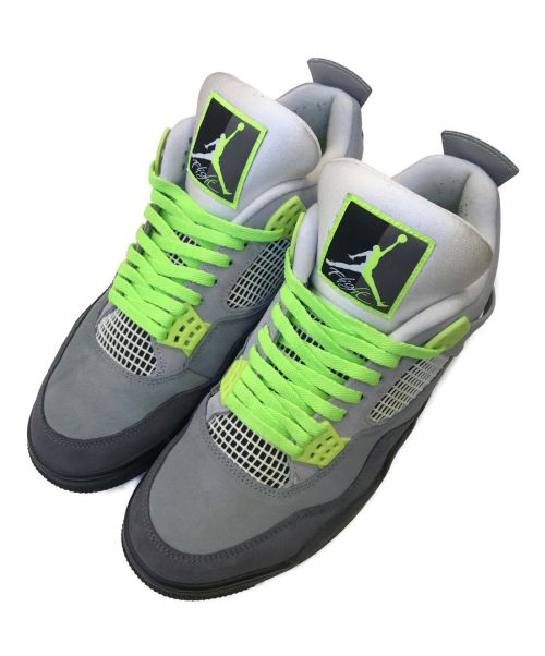 中古・古着通販】NIKE (ナイキ) AIR JORDAN 4 RETRO SE 95 NEON グレー サイズ:US10 1/2｜ブランド・古着通販  トレファク公式【TREFAC FASHION】