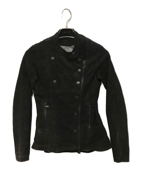 GIORGIO BRATO（ジョルジョブラッド）GIORGIO BRATO (ジョルジョブラッド) ラムレザージャケット ブラック サイズ:42の古着・服飾アイテム