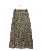 marmorsマルモア）の古着「leopard flare skirt」｜ベージュ