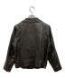 MAISON DE REEFUR (メゾン ド リーファー) ライダースジャケット ブラック サイズ:S：4800円