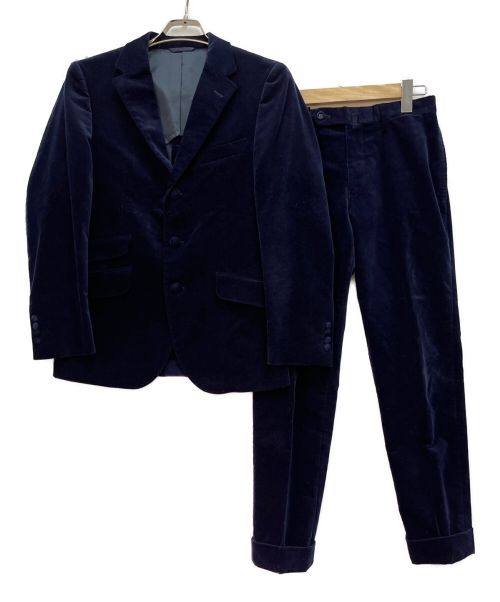 MACKINTOSH（マッキントッシュ）MACKINTOSH (マッキントッシュ) ベロアセットアップスーツ ネイビー サイズ:36ARの古着・服飾アイテム