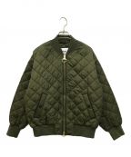 Barbourバブアー）の古着「QUILTED BOMBER JACKET」｜オリーブ