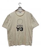 Y-3ワイスリー）の古着「Stacked Logo Tee」｜アイボリー