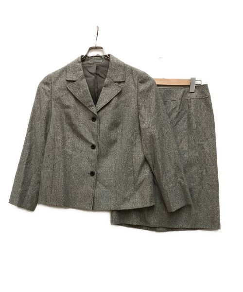 BURBERRY（バーバリー）BURBERRY (バーバリー) シルクウールセットアップスーツ グレー サイズ:15BRの古着・服飾アイテム