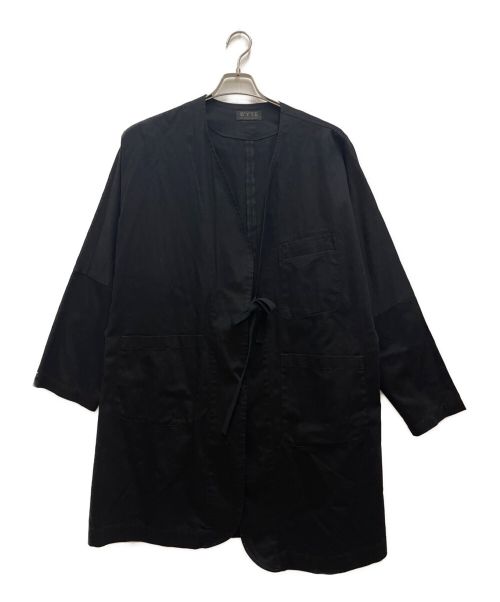 s'yte（サイト）s'yte (サイト) ノーカラーコート ブラック サイズ:3の古着・服飾アイテム