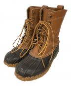 L.L.Bean）の古着「Tumbled-Leather L.L.Bean Boots, 8 タンブルレザーエルエルビーンブーツ 8インチ 8ホールレースアップビーンブーツ」｜ブラウン