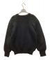 oldderby Knitwear (オールドダービーニットウェア) スウェードパッチニット ブラック サイズ:S：7800円