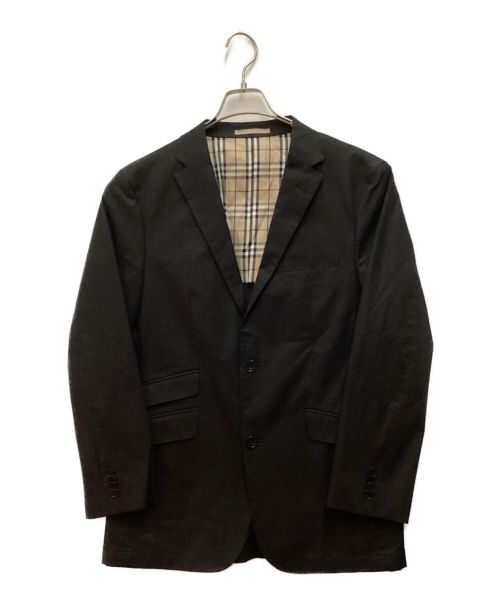 BURBERRY BLACK LABEL（バーバリーブラックレーベル）BURBERRY BLACK LABEL (バーバリーブラックレーベル) テーラードジャケット ブラック サイズ:Lの古着・服飾アイテム