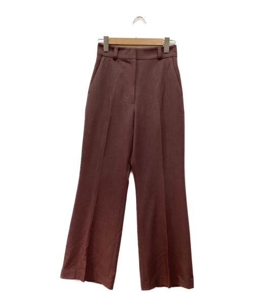 CLANE（クラネ）CLANE (クラネ) CENTER PRESS FLARE PANTS　センタープレスフレアパンツ ピンク サイズ:1の古着・服飾アイテム