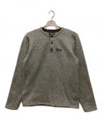 Patagoniaパタゴニア）の古着「Better Sweater Henley Pullover　ベター セーター ヘンリー プルオーバー　スウェットシャツ　ロングスリーブカットソー」｜グレー