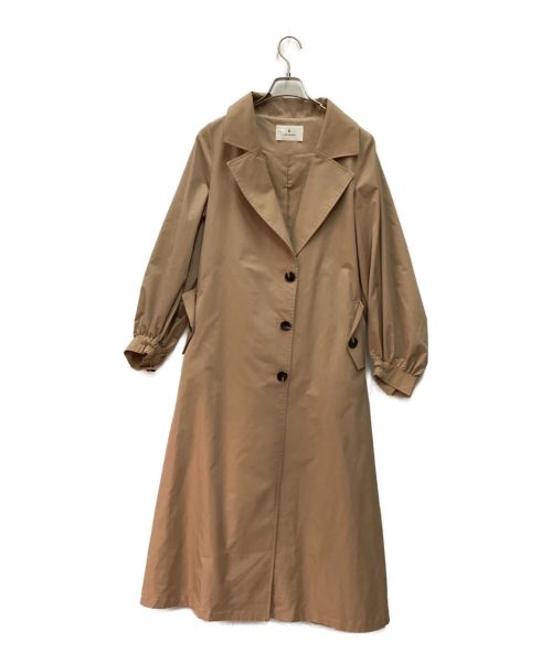 LADYMADE（レディメイド）LADYMADE (レディメイド) スカーフベルトフレアトレンチ ブラウン サイズ:Fの古着・服飾アイテム