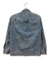 DIESEL (ディーゼル) ロゴジャガードデニムジャケット ブルー サイズ:XS：9000円
