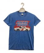 古着フルギ）の古着「90S NASCAR Ricky Rudd Tee ナスカー リッキー・ラッド クルーネック プリントTシャツ」｜ブルー