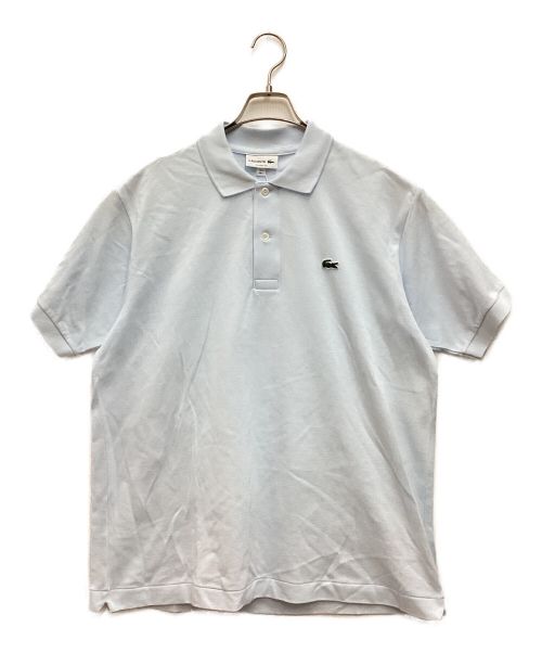 LACOSTE（ラコステ）LACOSTE (ラコステ) ポロシャツ　ワンポイントロゴポロシャツ スカイブルー サイズ:44の古着・服飾アイテム