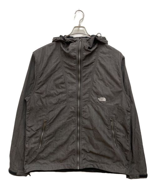 THE NORTH FACE（ザ ノース フェイス）THE NORTH FACE (ザ ノース フェイス) Nylon Denim Compact Jacket　ナイロンデニムコンパクトジャケット　ナイロンシェルジャケット　マウンテンパーカー グレー サイズ:SIZE XXLの古着・服飾アイテム