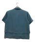 CULLNI (クルニ) オープンカラーフラップシャツ　半袖比翼シャツ ブルー サイズ:2：17800円
