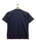 NIKE (ナイキ) Tシャツ　Vネック　スウォッシュ刺繍　サッカー　90s ネイビー サイズ:M：5000円