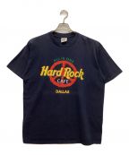 Hard Rock cafeハードロックカフェ）の古着「プリントTシャツ　クルーネック　USA製　 DALLAS」｜レッド