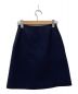PRADA (プラダ) バージンウールミニスカート　ショートスカート ネイビー サイズ:SIZE 36S：12800円
