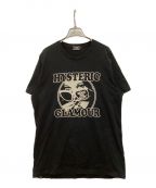 Hysteric Glamourヒステリックグラマー）の古着「プリントTシャツ　」｜ブラック