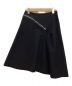 tricot COMME des GARCONS (トリココムデギャルソン) ジップデザインスカート　ミドル丈スカート　フレアスカート ネイビー サイズ:M：4800円