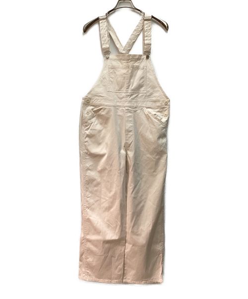 IENA（イエナ）IENA (イエナ) ライトカルゼ サロペット　オーバーオール ホワイト サイズ:36の古着・服飾アイテム