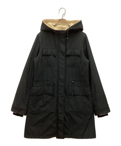 theory（セオリー）theory (セオリー) FENWICK ボア ナイロン モッズ コート ブラック サイズ:2の古着・服飾アイテム