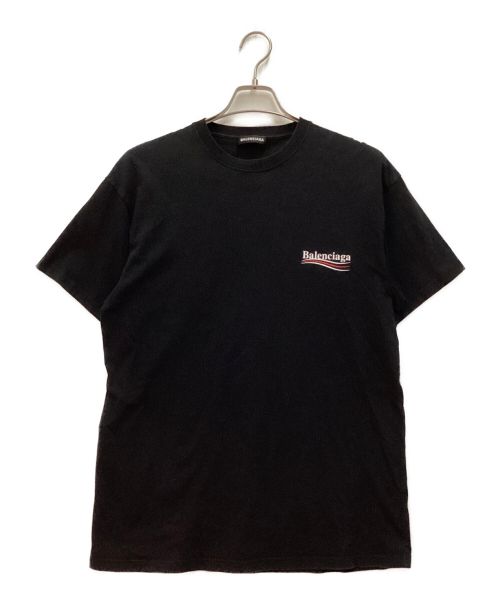 BALENCIAGA（バレンシアガ）BALENCIAGA (バレンシアガ) キャンペーンロゴTシャツ ブラック サイズ:XSの古着・服飾アイテム