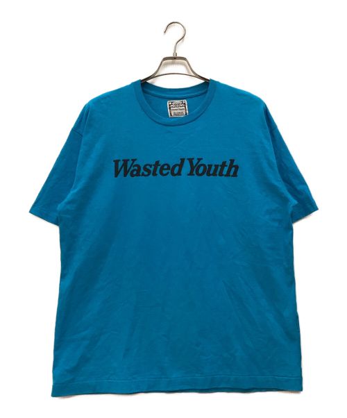 WASTED YOUTH（ウエステッド ユース）WASTED YOUTH (ウエステッド ユース) BUDWEISER (バドワイザー) Tシャツ ブルー サイズ:XLの古着・服飾アイテム